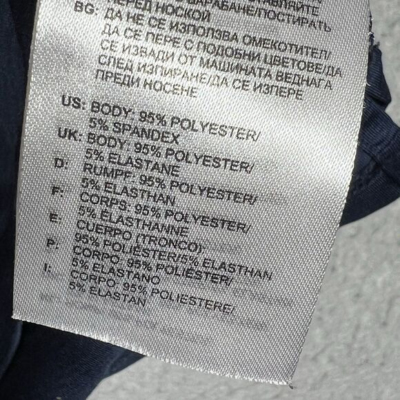 Adidas Florida Atlantic Owls Polo Shirt FAU Men’s Large Navy Blue Short Sleeve - Picture 10 of 11